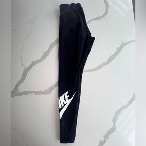 Nike Black Logo Stretch Leggings